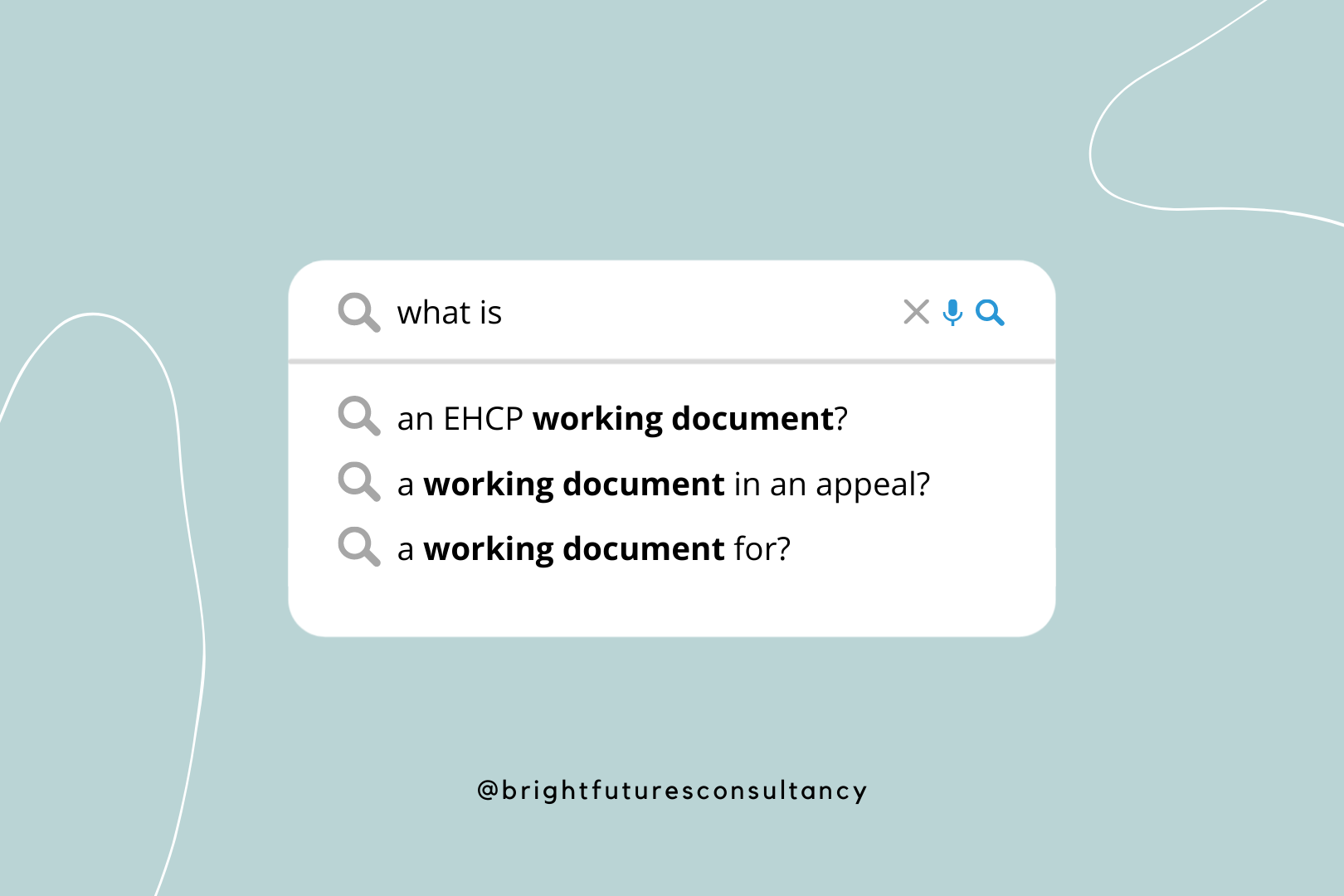 What is a working document?