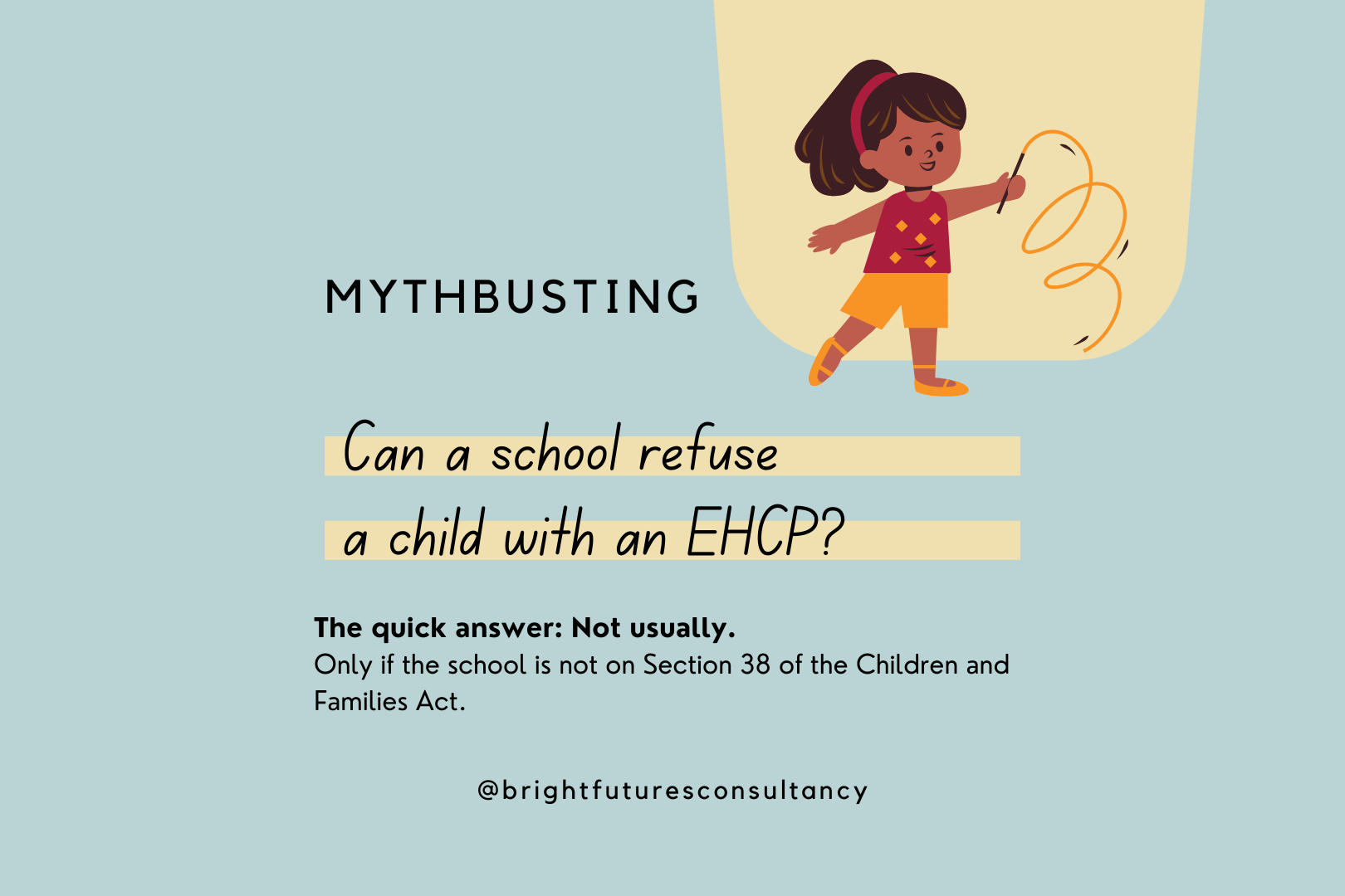Can a school refuse a child with an EHCP?