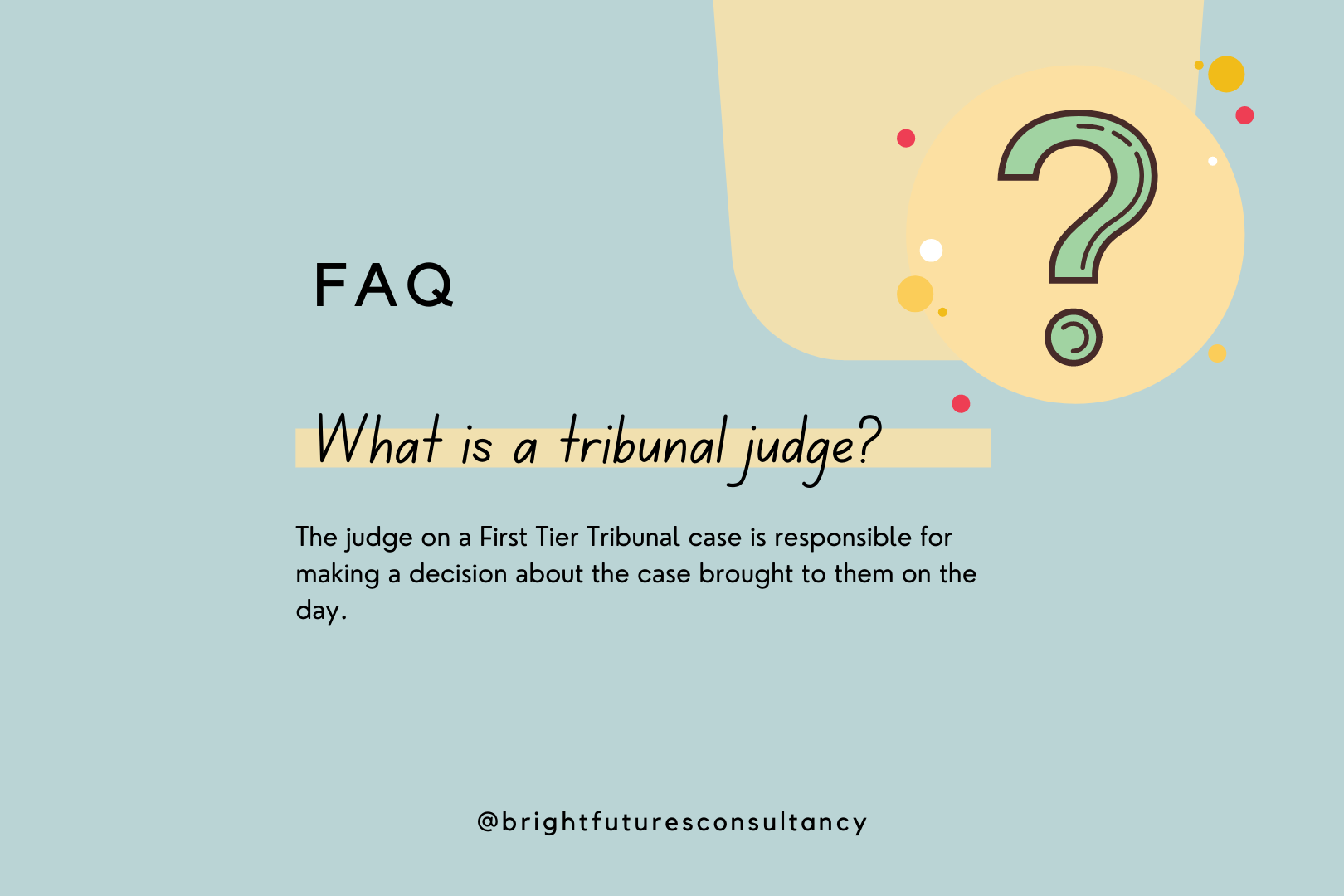 What is a tribunal judge?