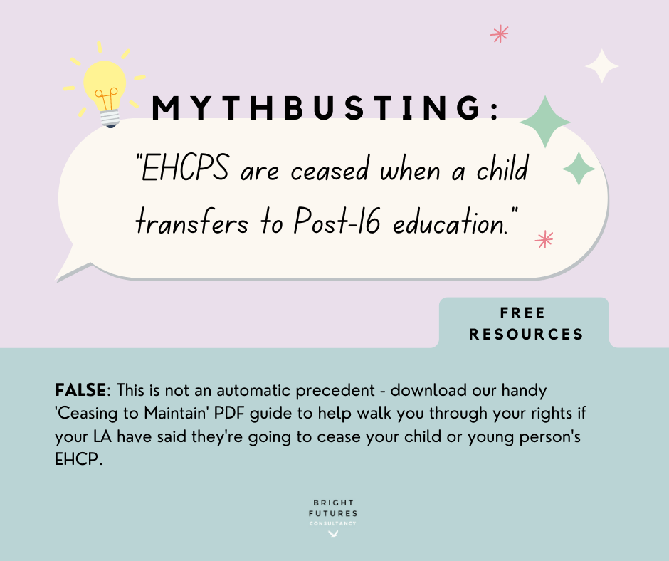 Resource: Ceasing to Maintain an EHCP