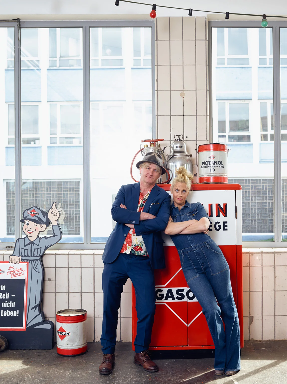  Barbara Schöneberger + Detlev Buck 