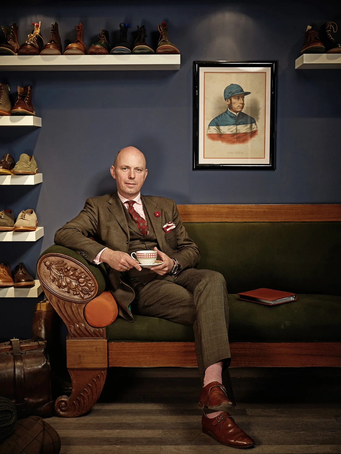 Conrad Hasselbach, shoes and garments