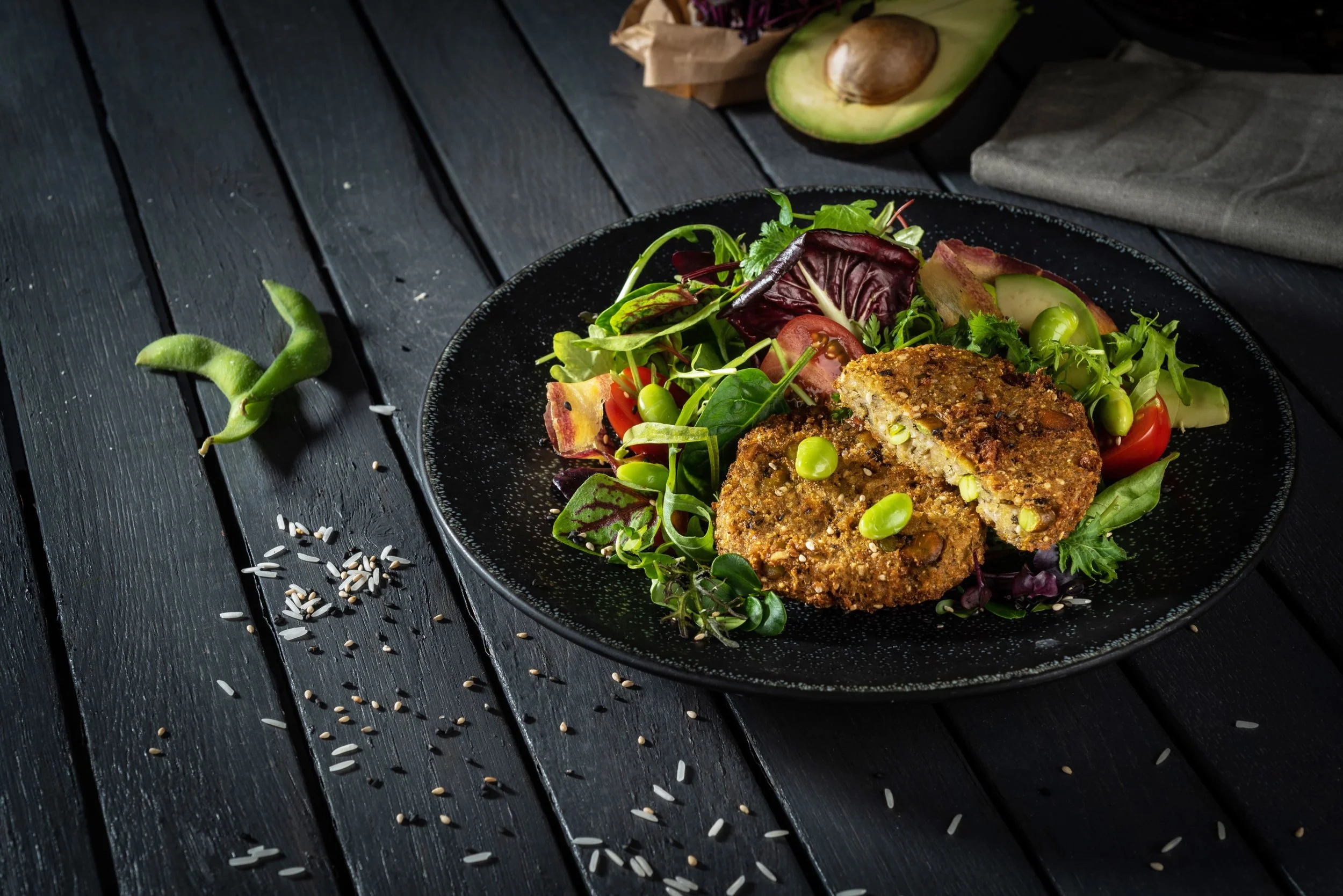 Edamame Burger with TANGO's Winged Kelp Wins Customer Award!