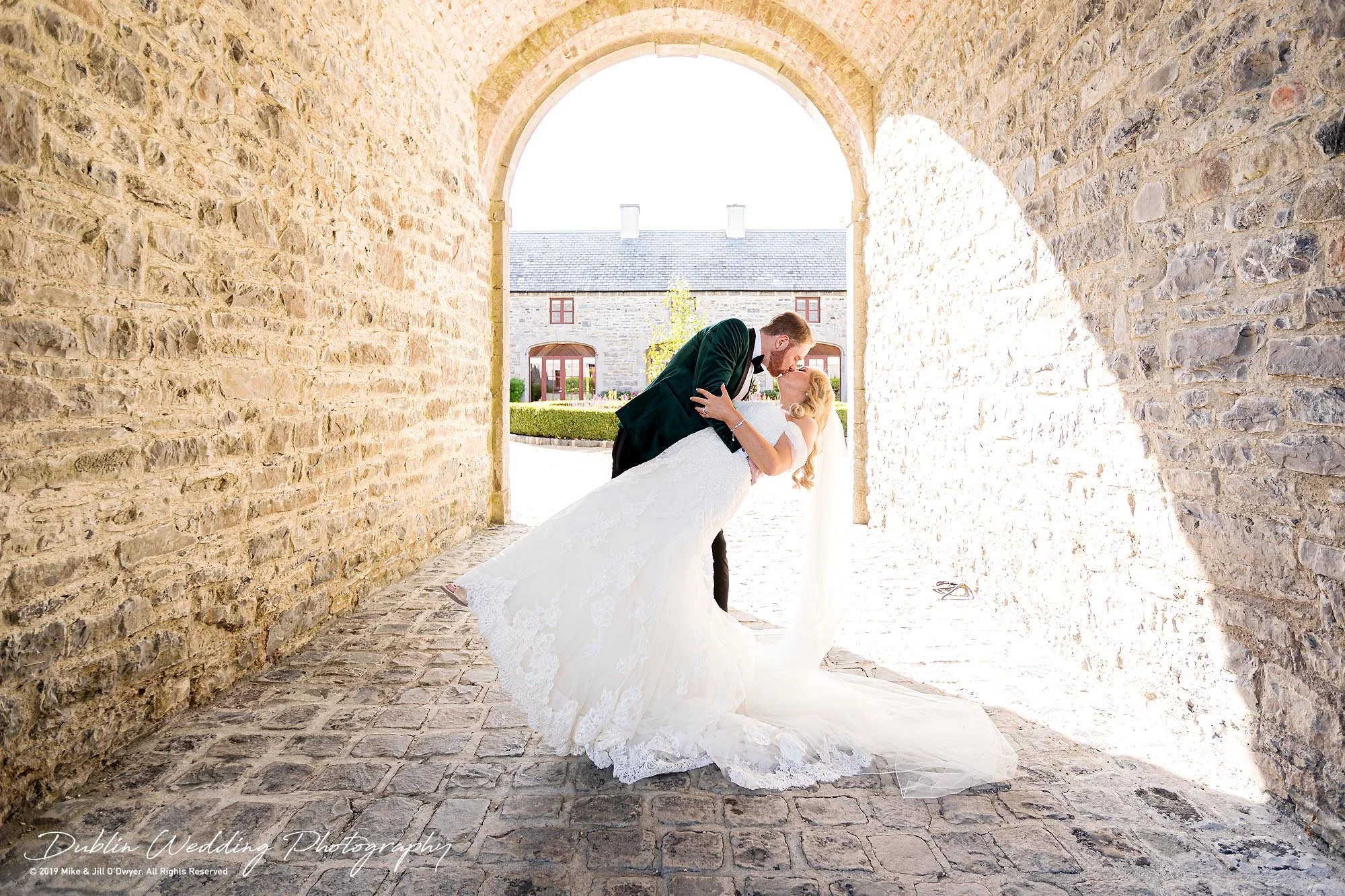 Clonabreany House Wedding Bride and Groom