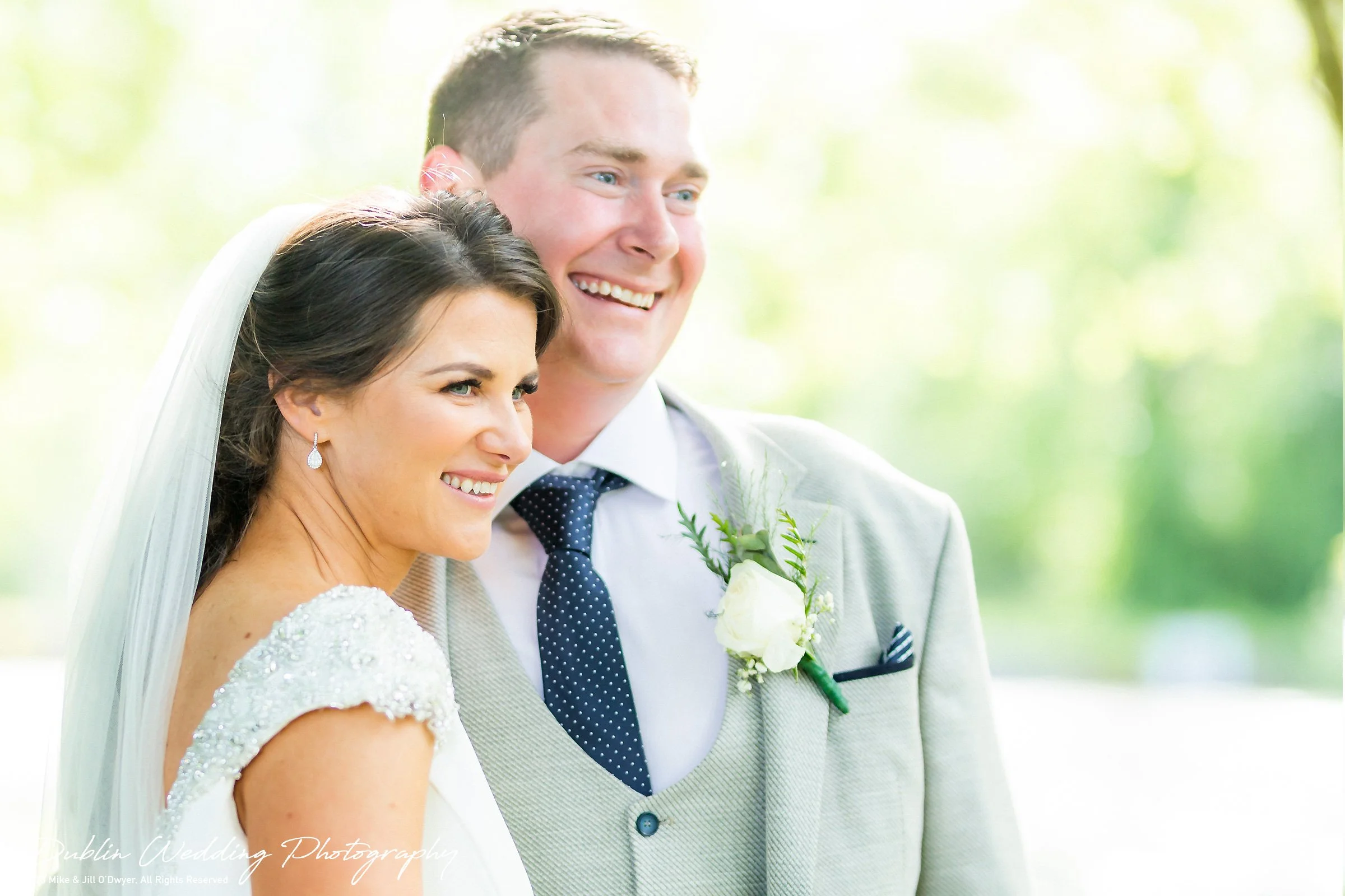 Lyrath Estate Wedding Bride and Groom