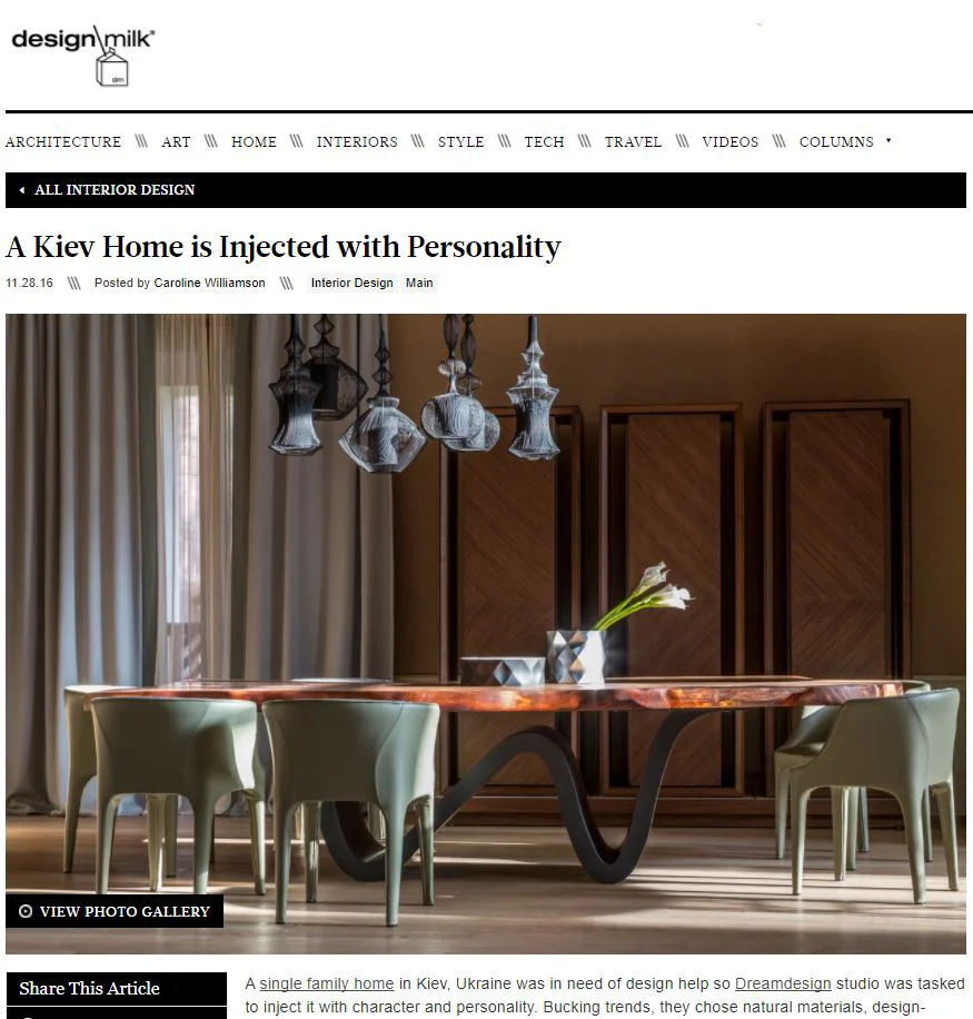 Design Milk: A Kiev Home is Injected with Personality