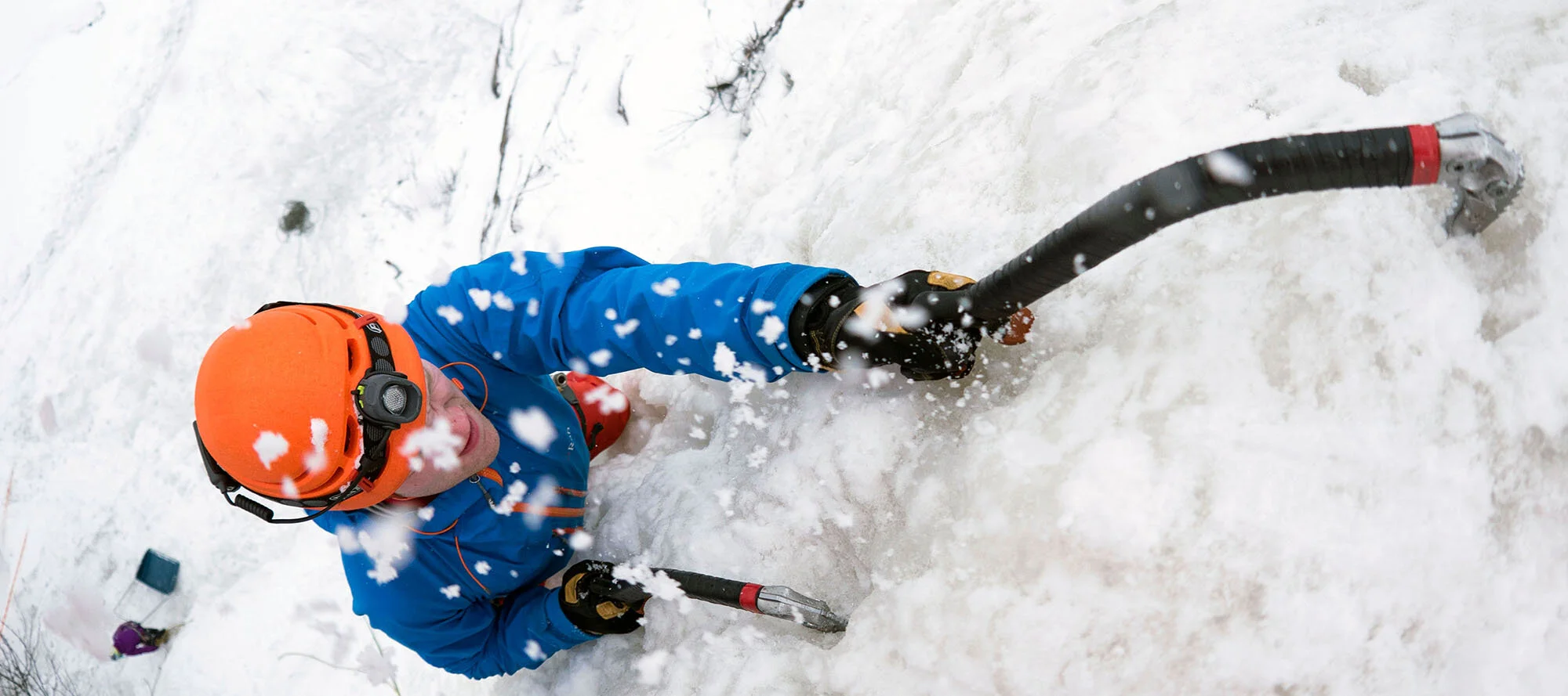 Enni Bertlingin jääkiipeilyn tekniikkaklinikat