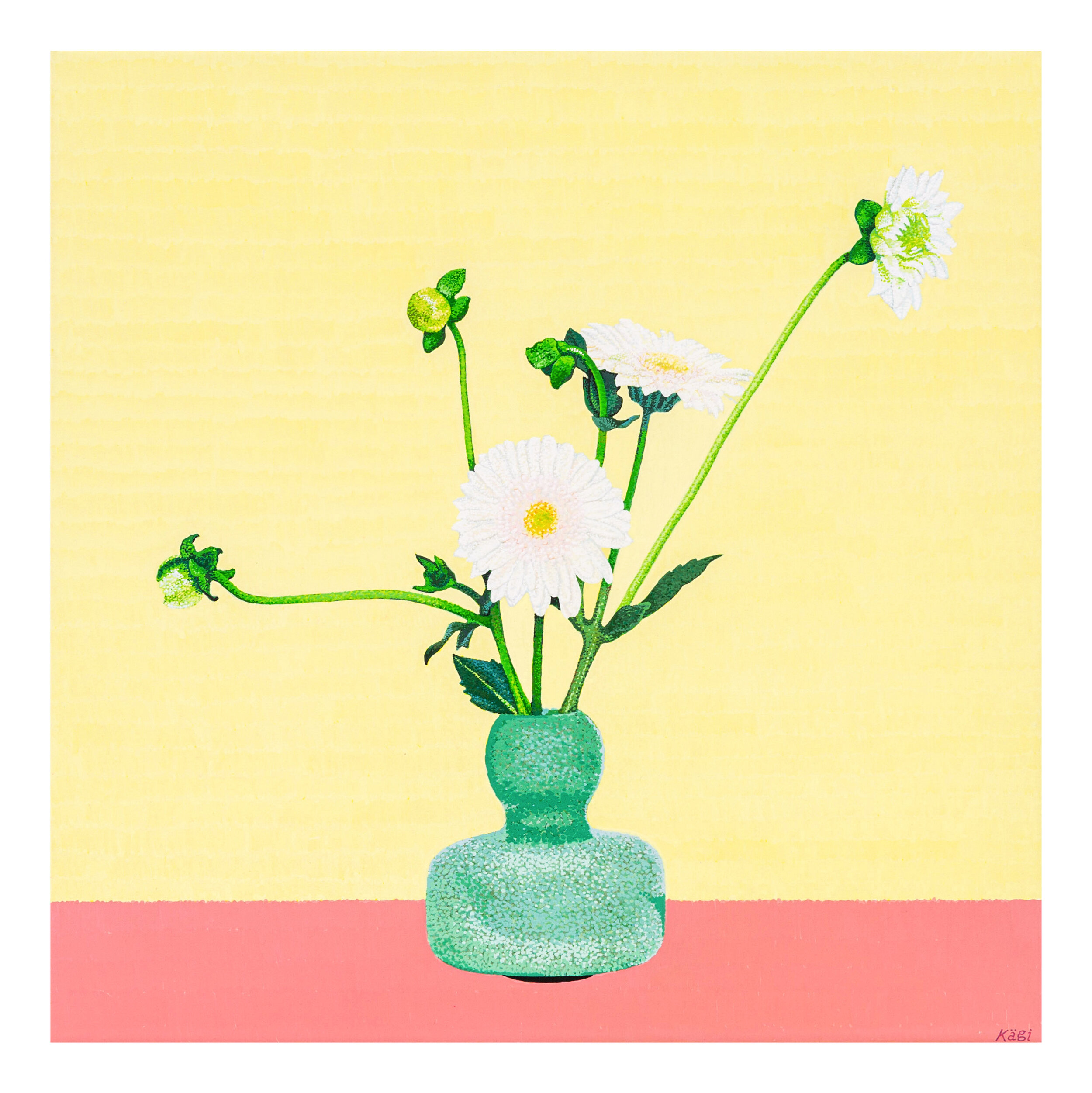 'Still life (Green vase)'
