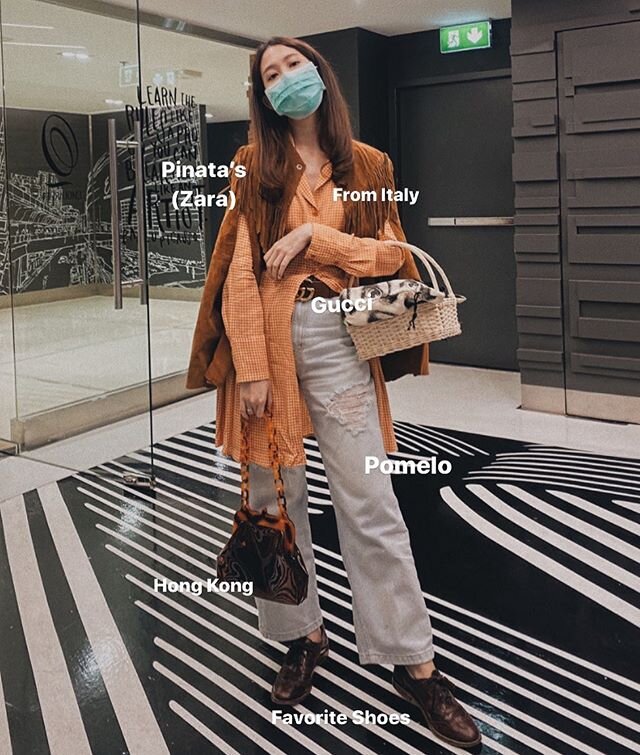 แต่งตัวเยอะจนพี่ @pinata ยกเคปหนังติดฟริ้นจ์สุดคิ้วท์ให้ ก็เลยใส่เลย 5555 มู้ดเหมือน once upon a time in hollywood สุดๆ อยากเปลี่ยนรองเท้าเป็นบู้ทสีขาวเลยค่ะ!
