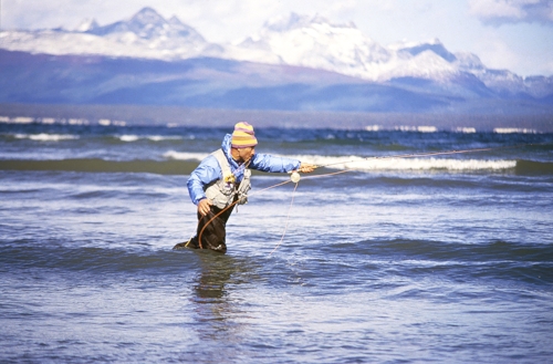 Yvon Chouinard ‐ maverick Patagonia founder‐ fly fishing. A cash crisis in ‘91 nearly brought the company to its knees. During crisis talks, Chouinard and his team decided to limit growth of 5% per annum and to start making jackets from recycled polyester in 1993. © Patagonia (2010)