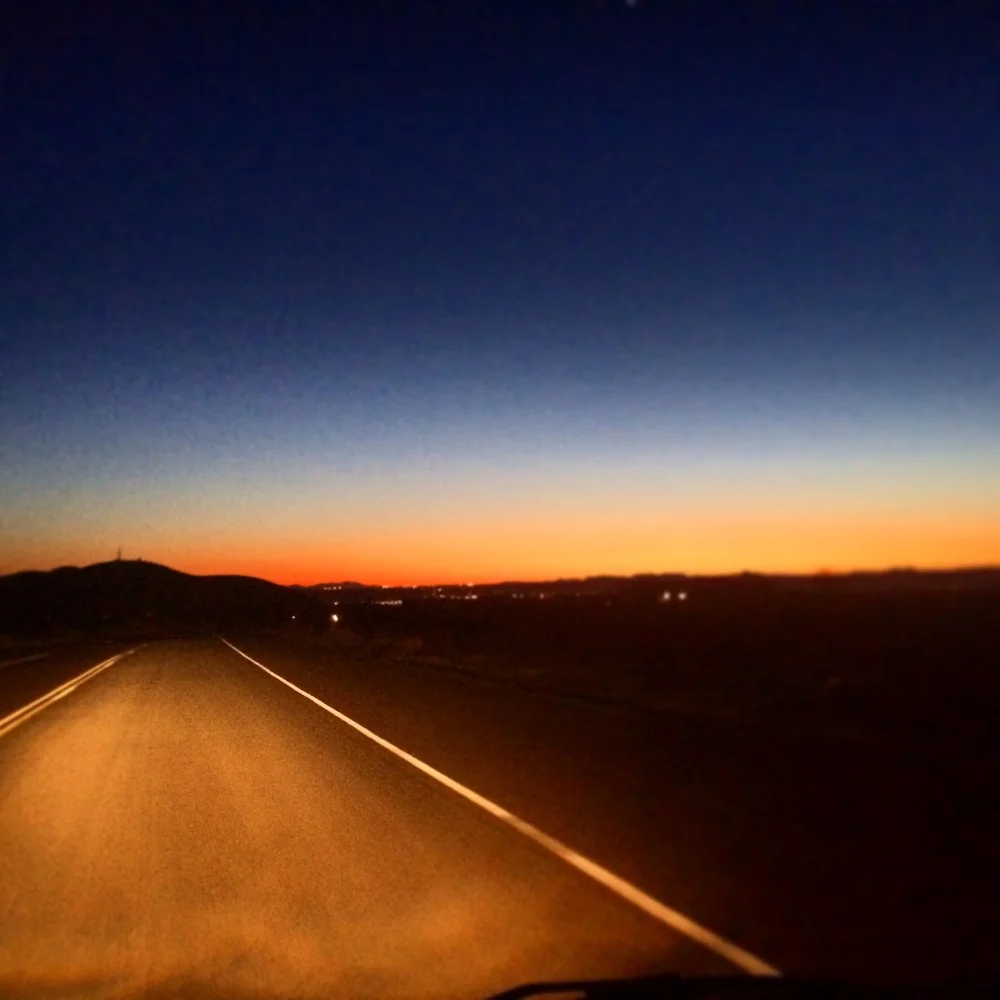 This photo was taken with my iPhone. Insane. (and no worries, I pulled over to snap this shot.)