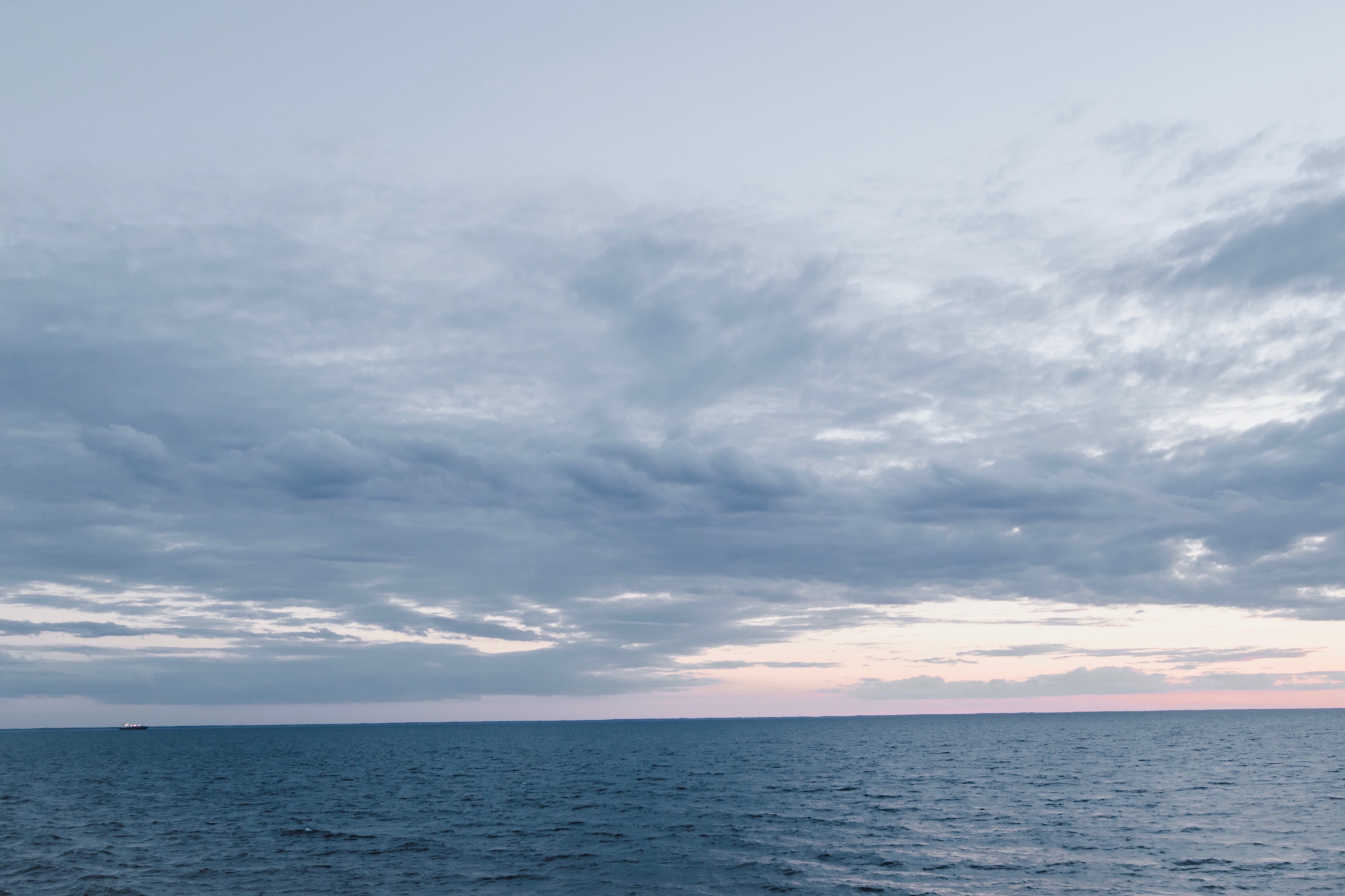Sunset on the ferry from Lewes, DE to Cape May, NJ.