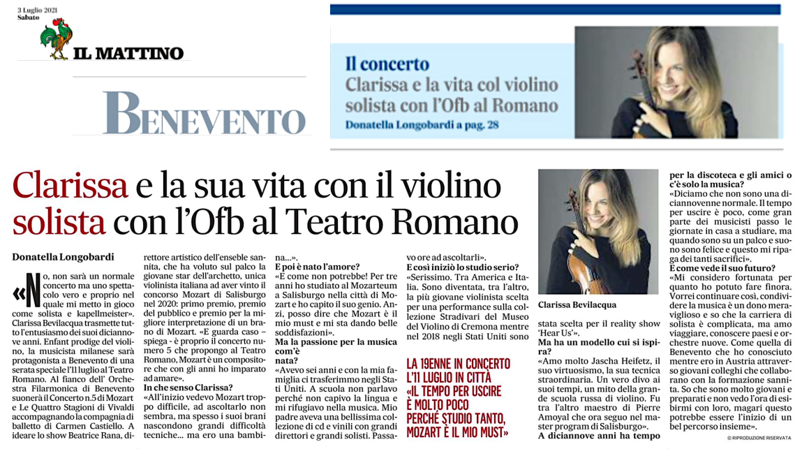 INTERVIEWS | Il Mattino