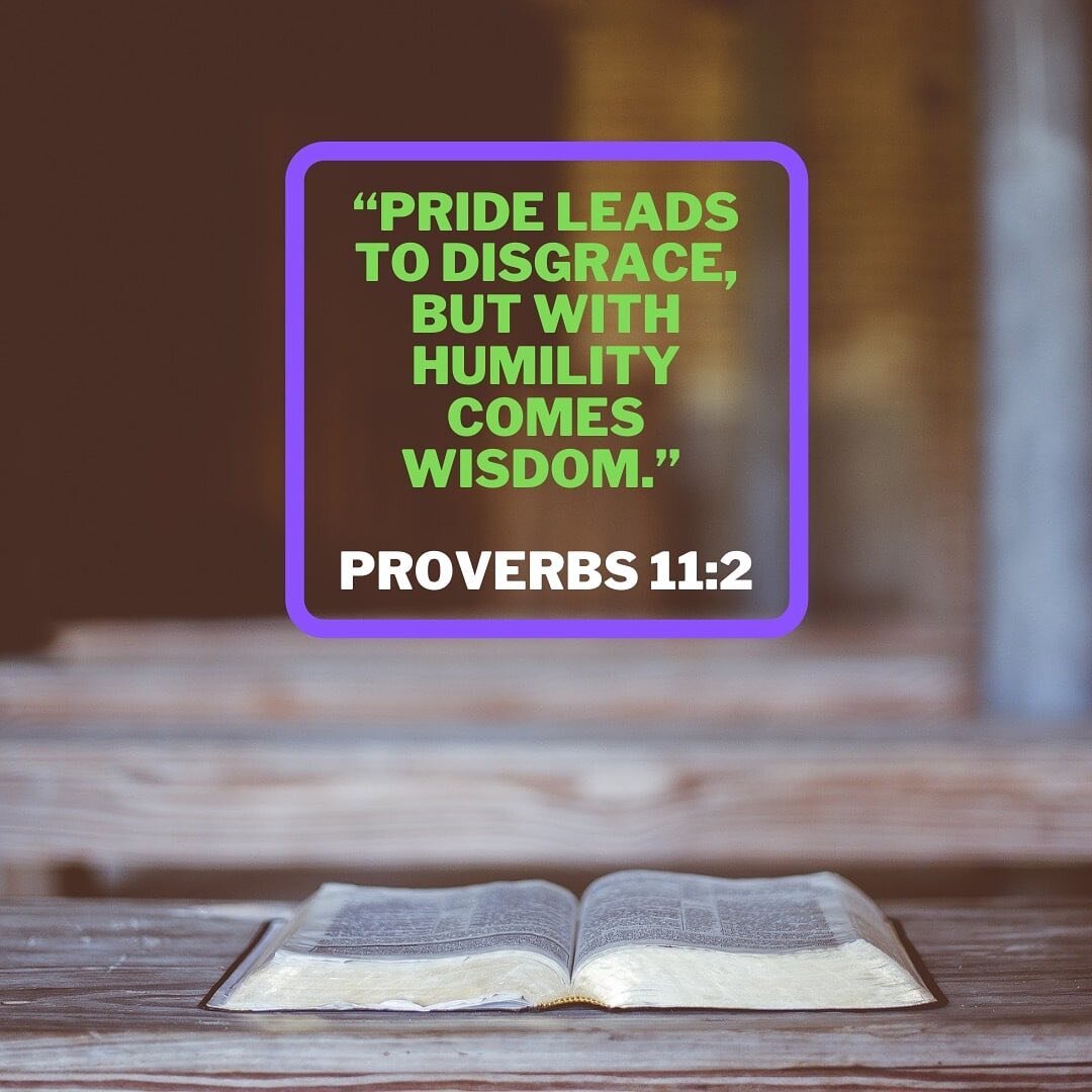 Think carefully on these words. Pride tells you you deserve something and convinces you to lie, cheat, and steal for it. Humility reminds you that you deserve nothing and how you get there matters. Christians, how we live our lives matters to God! Wa
