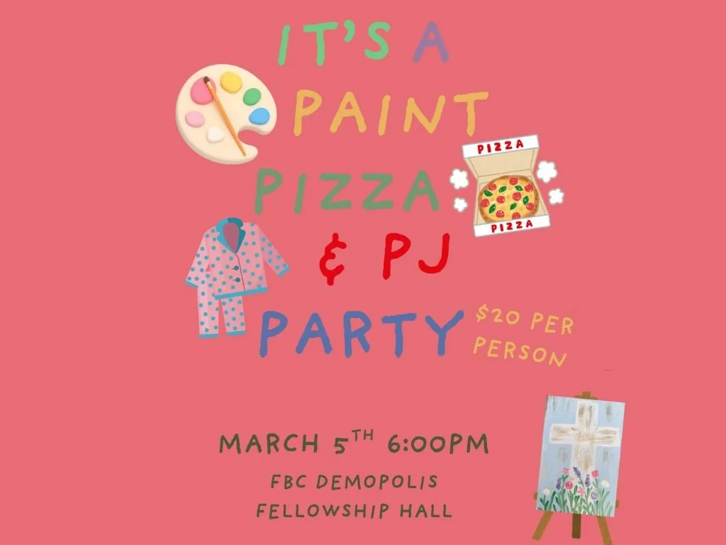 Women's PJ's and Paint Party
