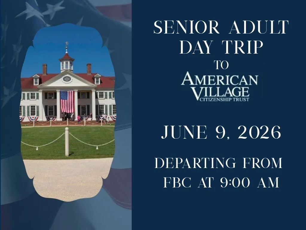 Senior Adult Trip to American Village