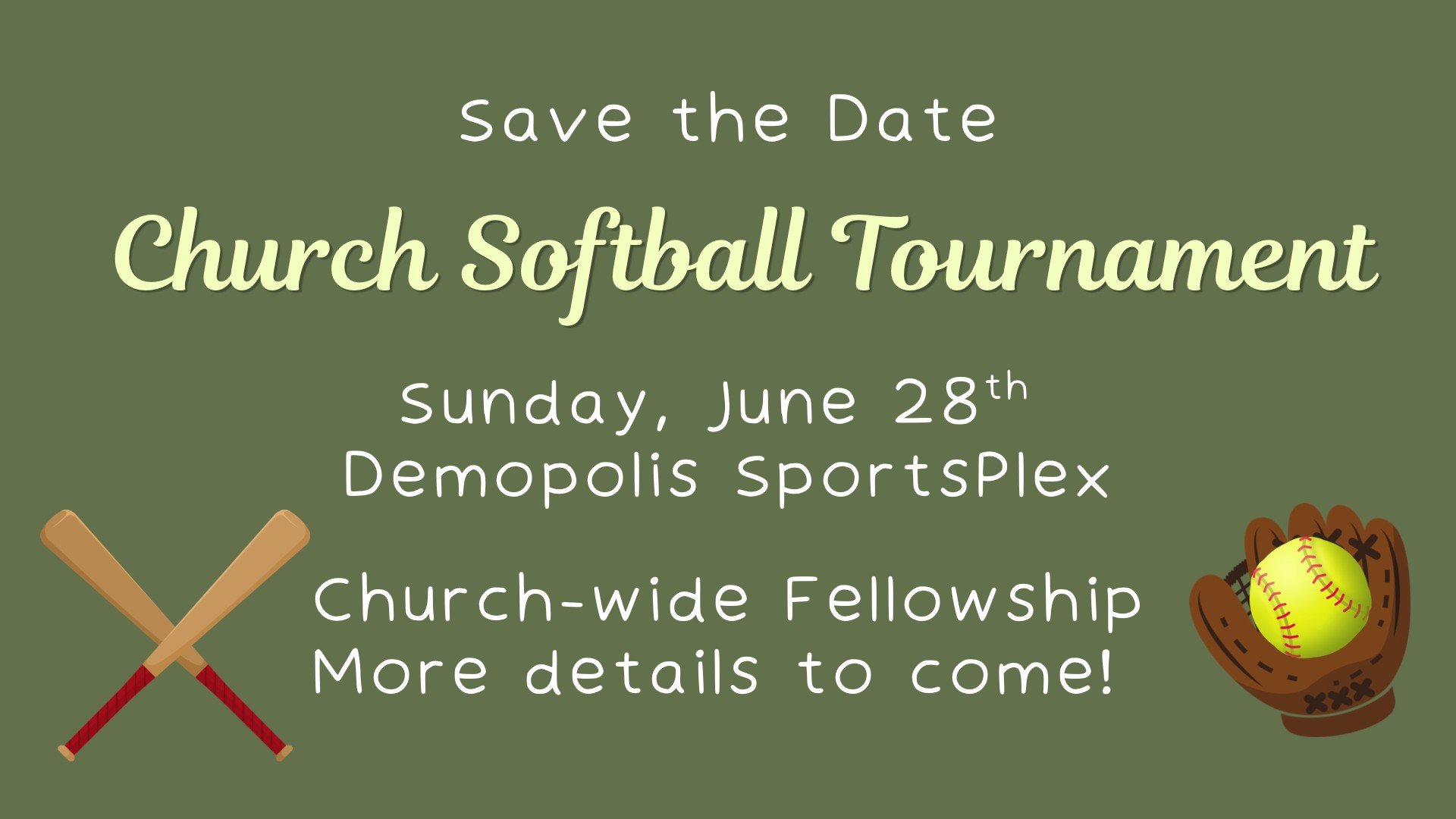 Church Softball Tournament