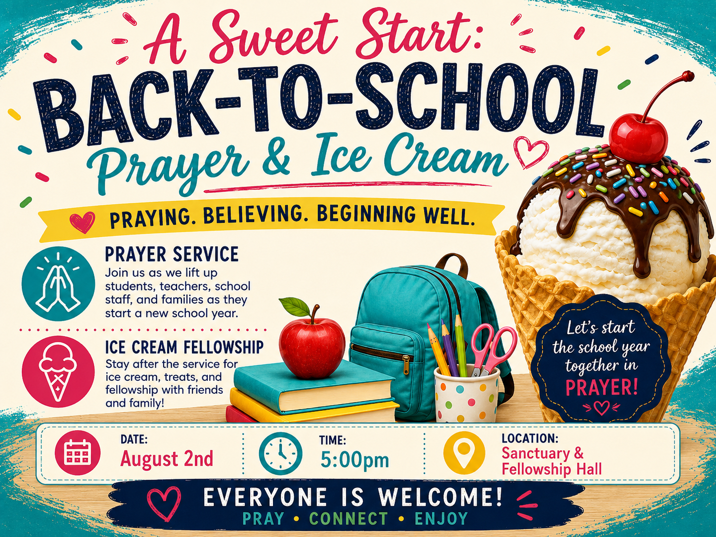 Back to School Prayer Service