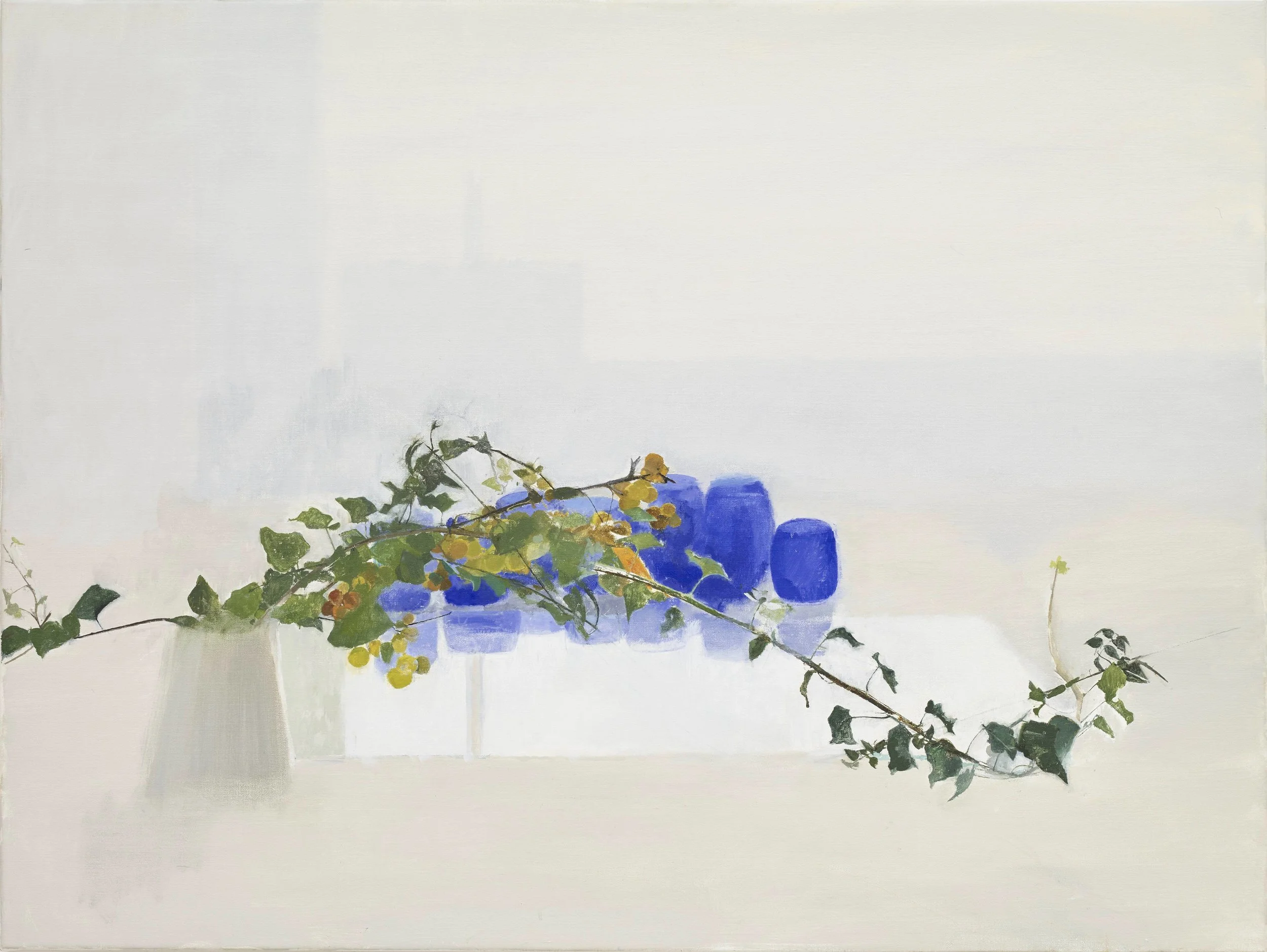 Blue Remembered, 2018, oil on canvas, 110 x 86 cm