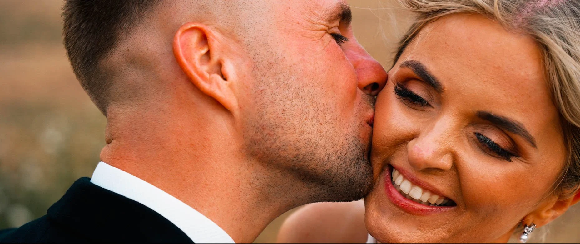 couple portraits at Tipis at Bertie's Barn
