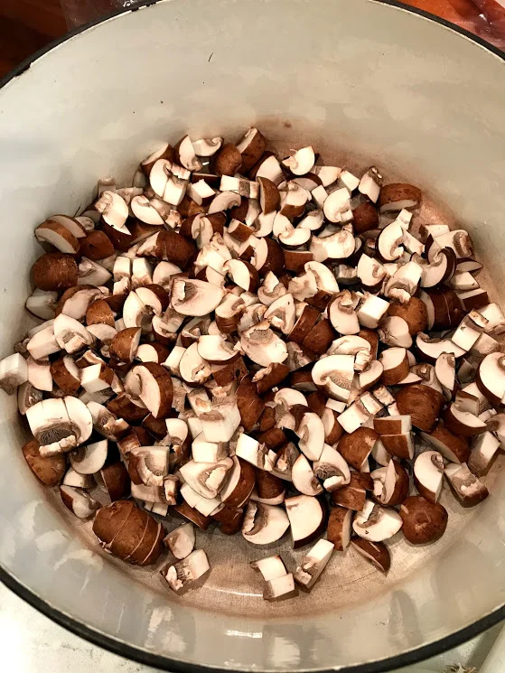 Don't season with salt or pepper until they are browned, saw that tip on Rachael Ray once and totally changed my mushroom loving life.