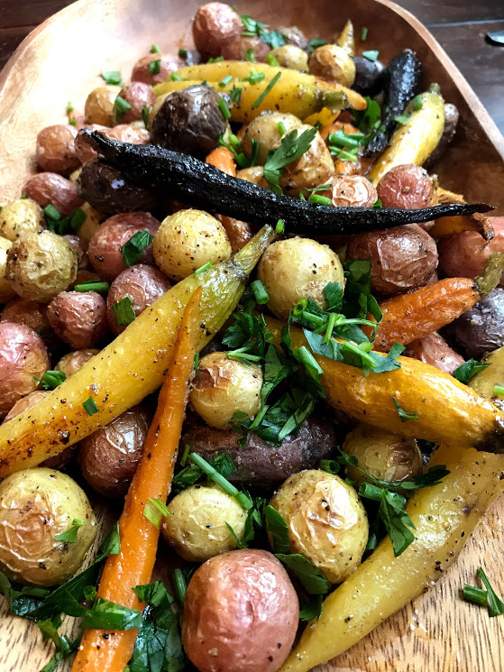 Sprinkle with herbs for color and freshness that speaks to the beautiful season.