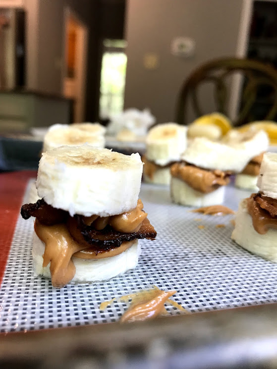 Get these little badies in the freezer while you prep their accessories - chocolate and nuts