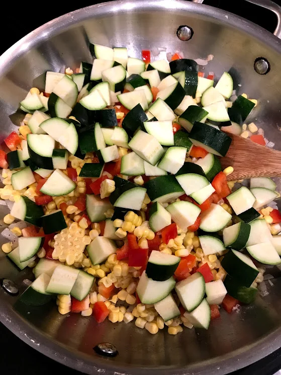 Toss in the rest of the veg-crew.