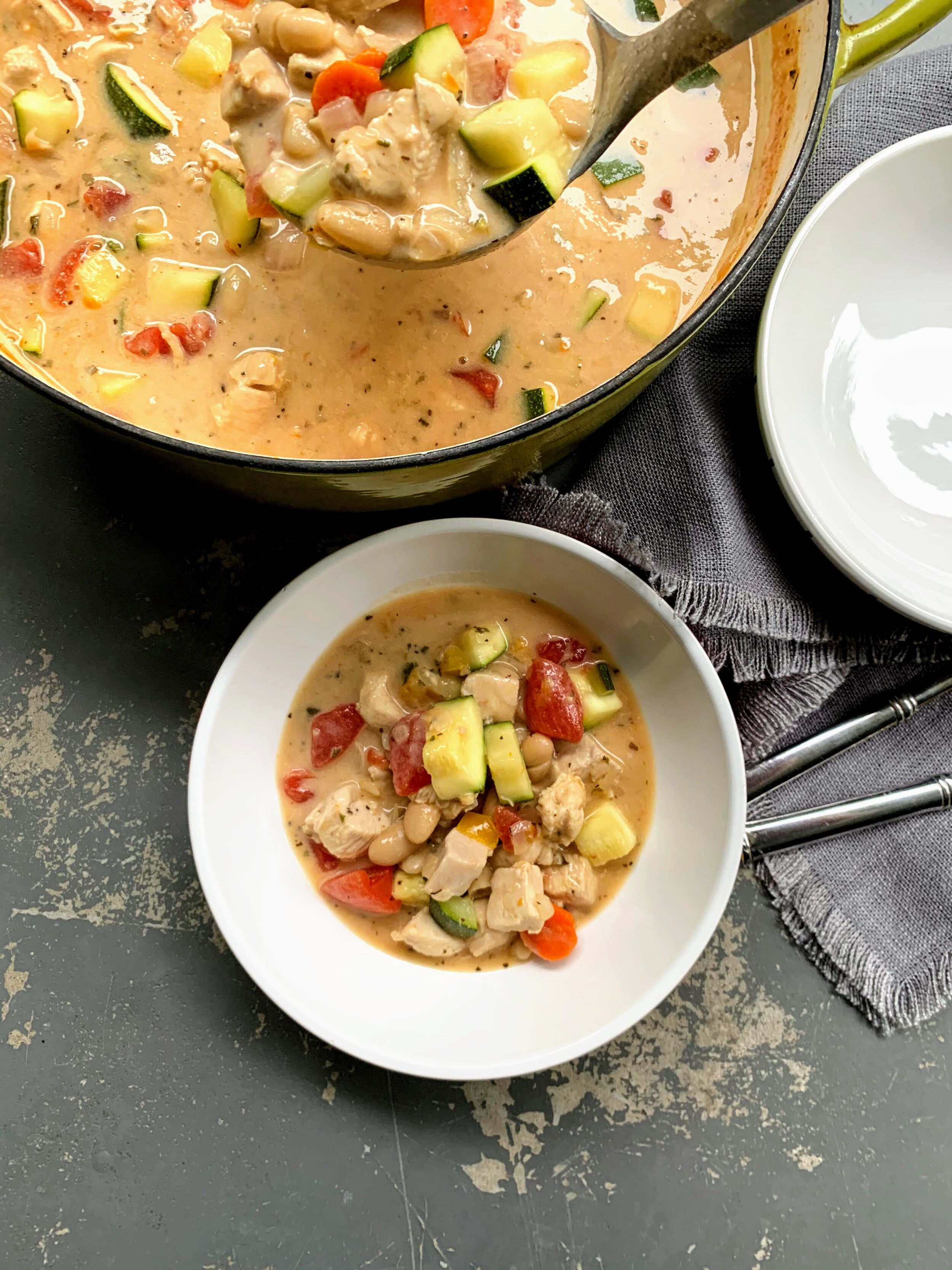 Creamy Italian Chicken Soup — Campbell Comfort