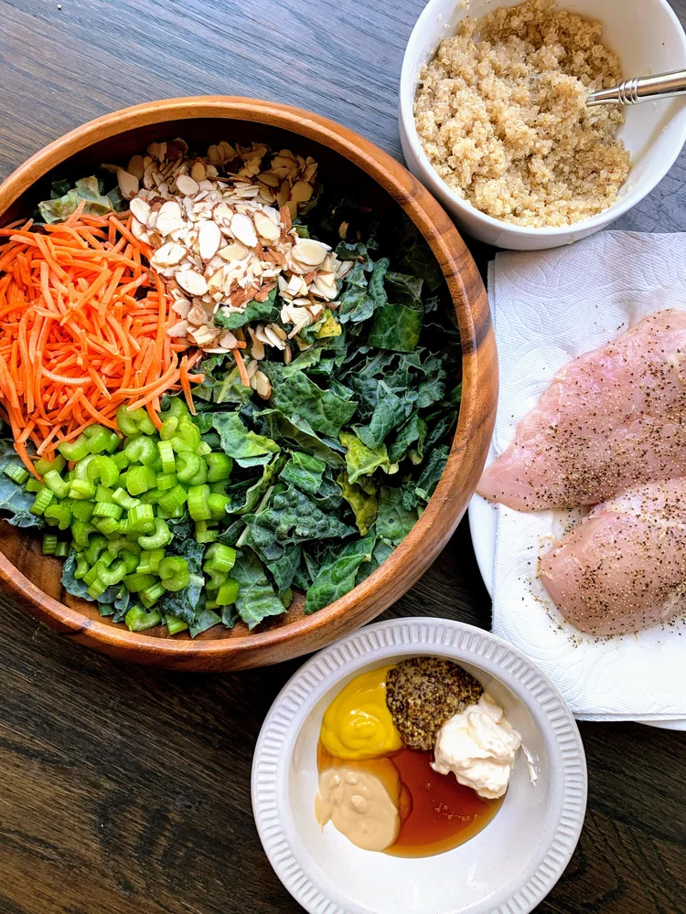 Honey Mustard Kale Salad — Campbell Comfort