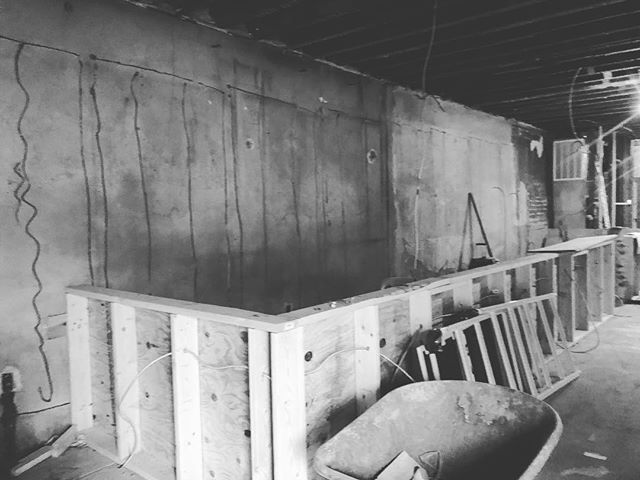 Imagination is everything. Bare bones bar equals unlimited options...ok maybe not unlimited but lots and lots. Cannot wait to see how incredible this project will turn out! #whenyoubelieve #ifyoubuildittheywillcome  #supportlocal
#startedfromglassnow