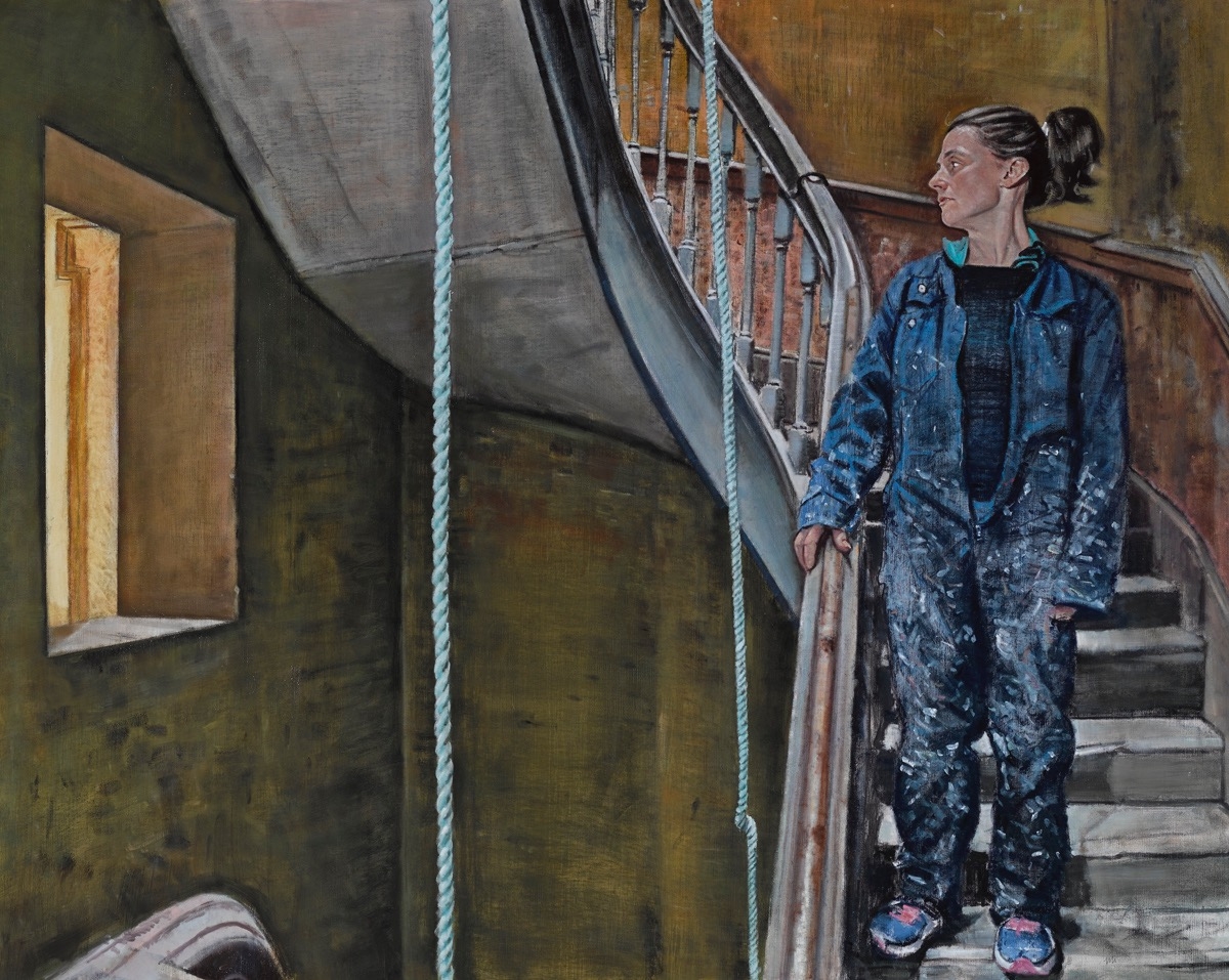 'The Visitor' Oil on Canvas