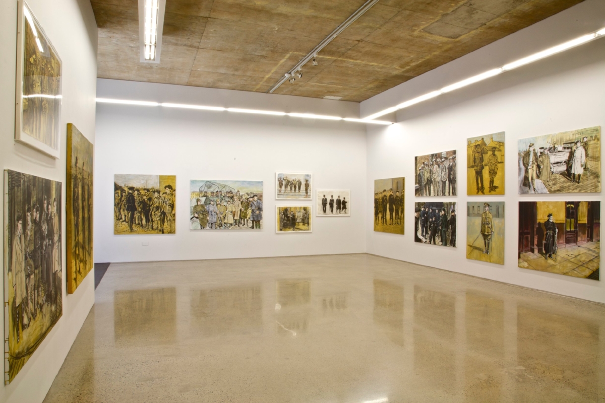 Black and Tan Installation Shot at Kevin Kavanagh Gallery, 2010