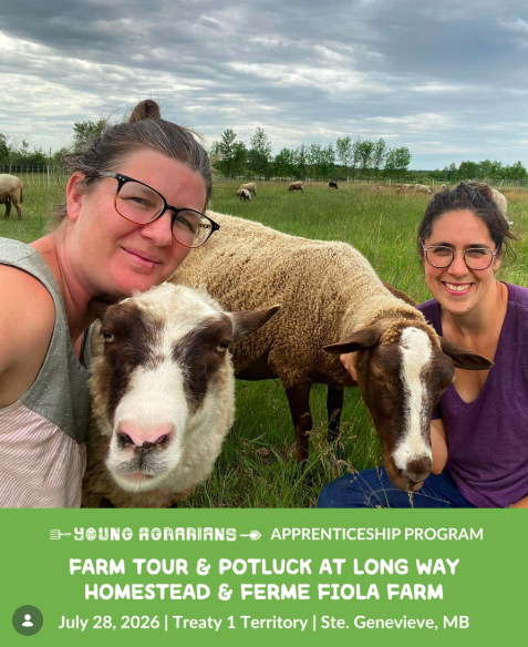 Farm Tour and Potluck at Long Way Homestead and Ferme Fiola Farm