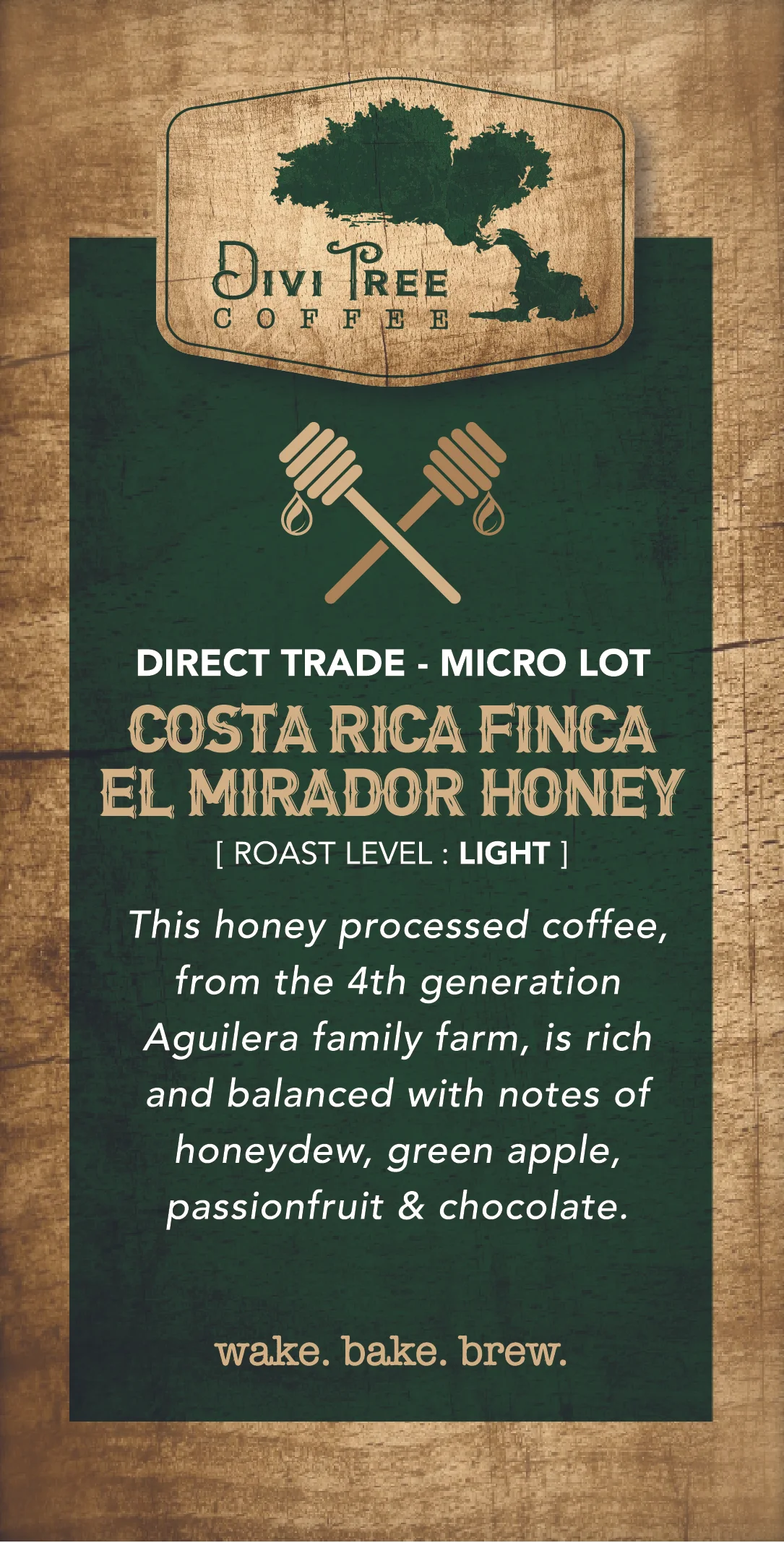 Costa Rica Finca - El Mirador Honey