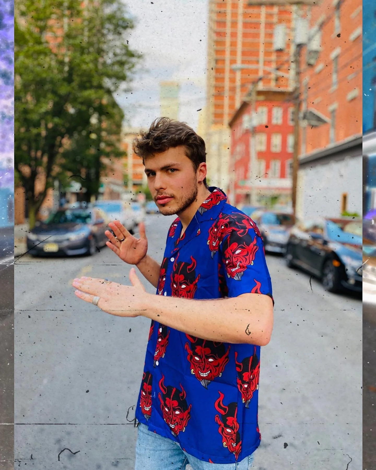 I was told to strike a pose.