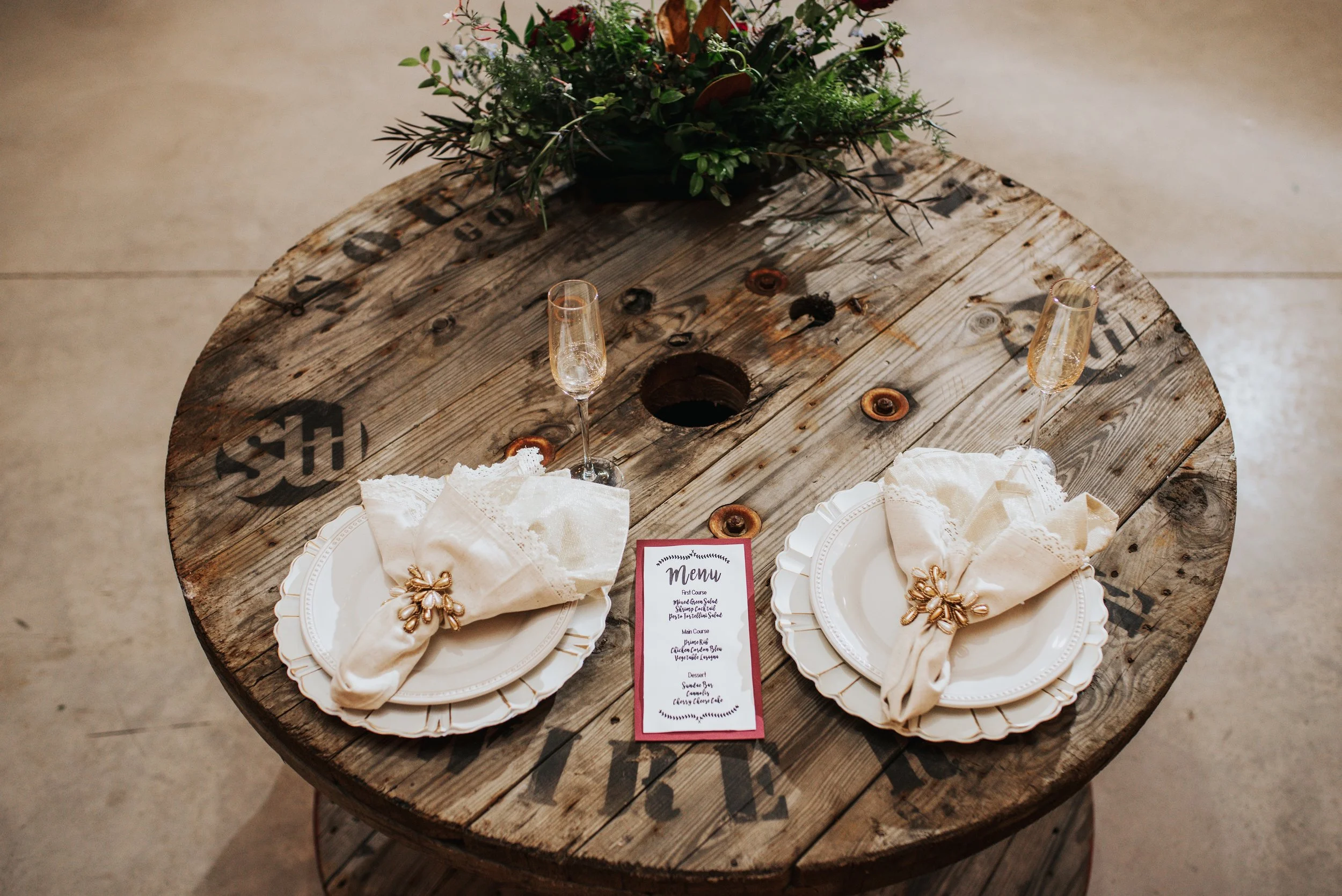 Photo by My Eight Photography Sweetheart Florals by RAM FLORAL Sweetheart table for rent by Hitched at Turkey Trac Farms, LLC