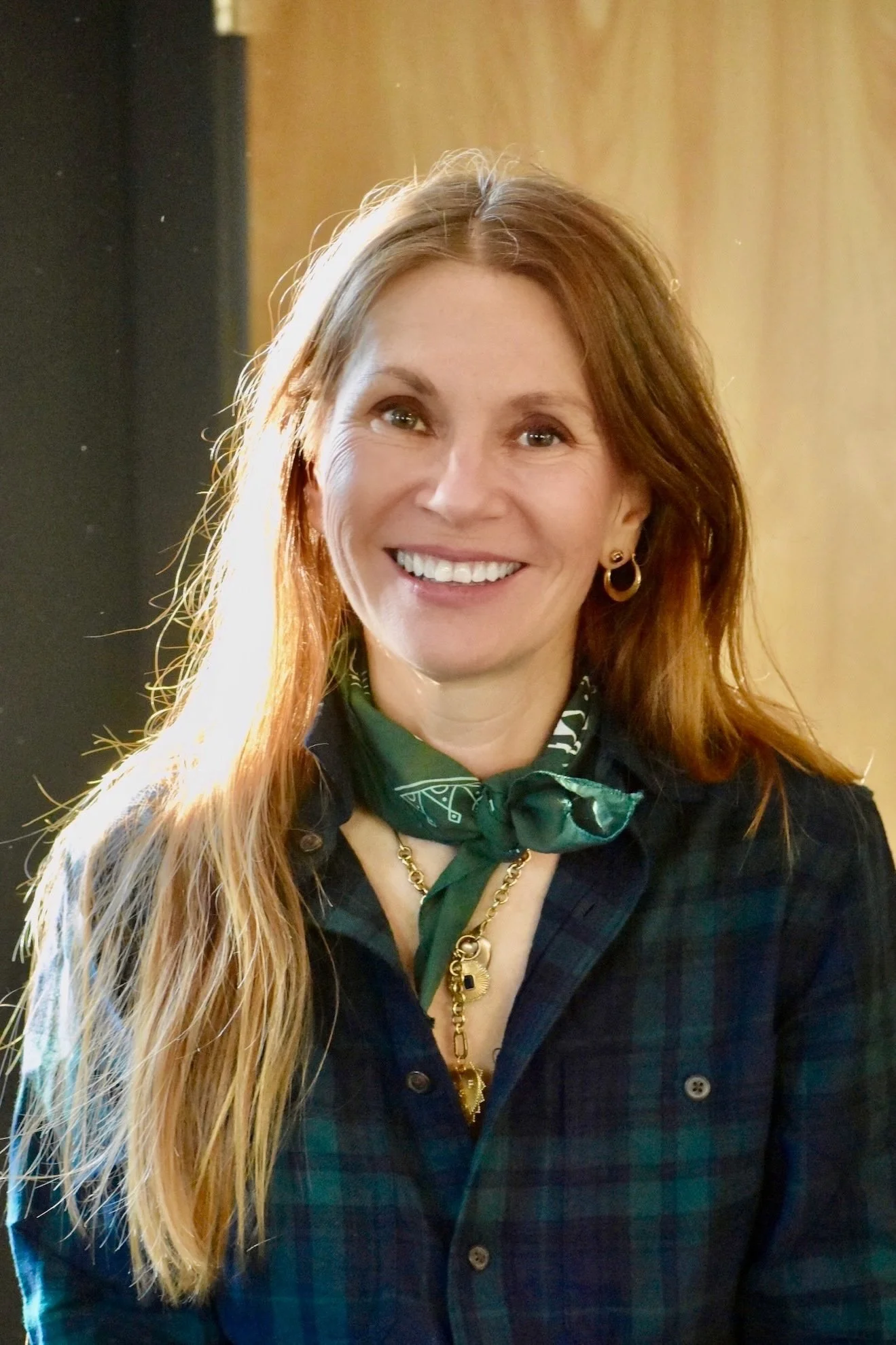 Colleen Safford, Founder and CEO of Far Fetched Acres, smiling in a professional portrait.
