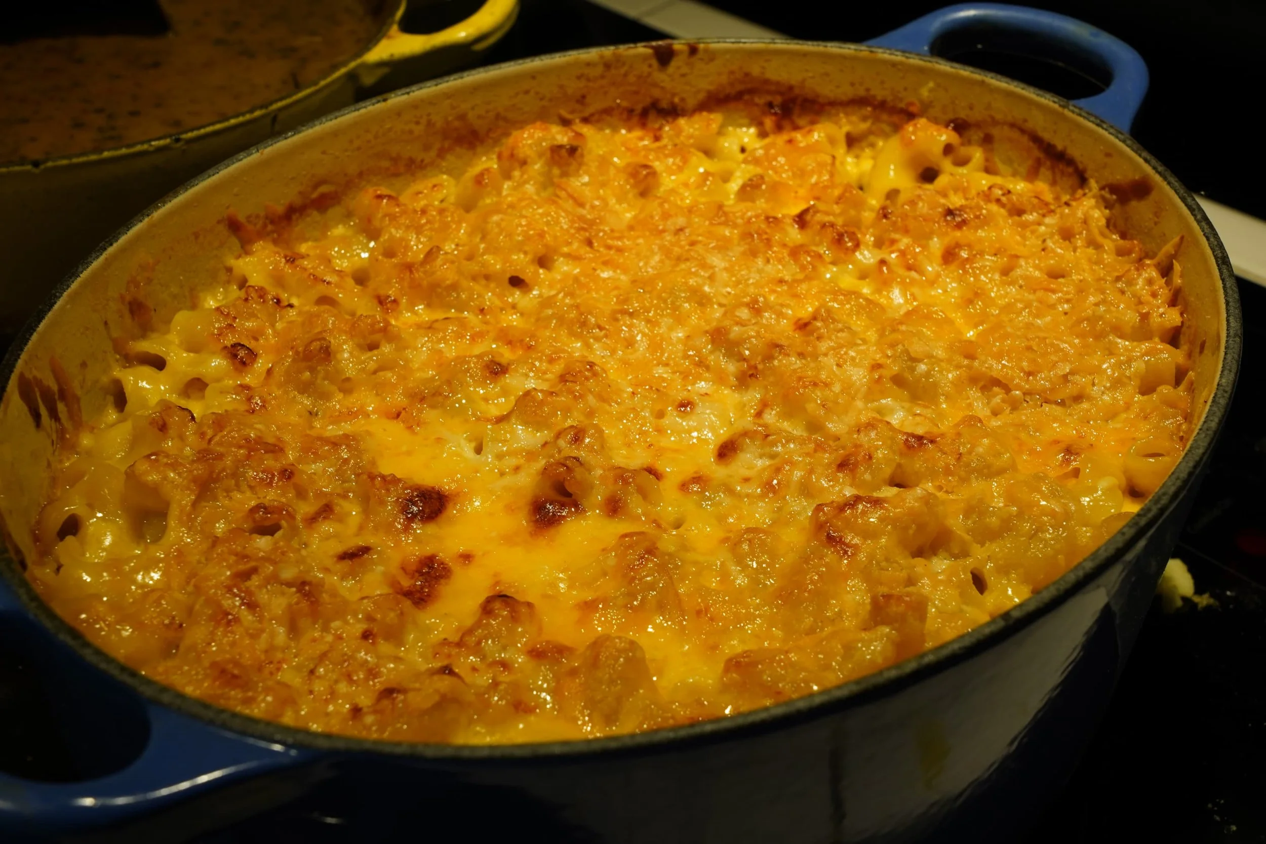 Kevin made Mac N Cheese.