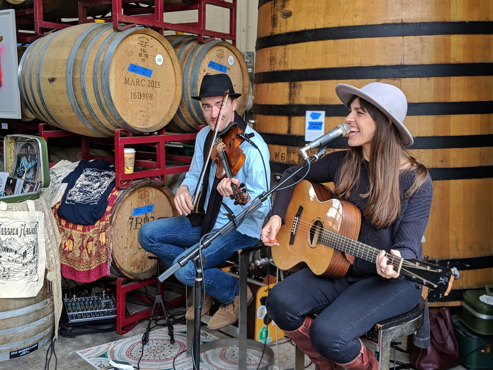 Jessica Malone provided the music.