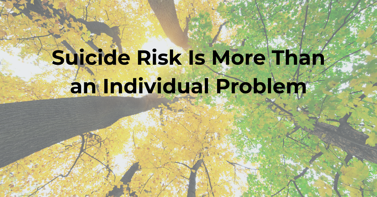 Suicide Risk Is More Than an Individual Problem: What 122 Years of Data Reveal About Cultural Influence