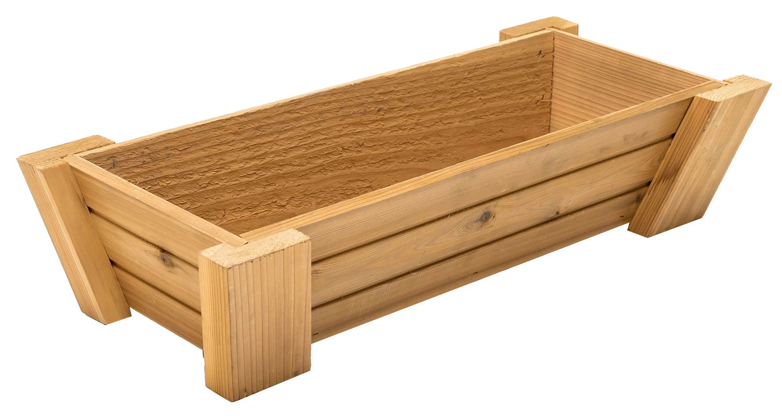 tapered window box 26” dimensions: 11”x26”x6”