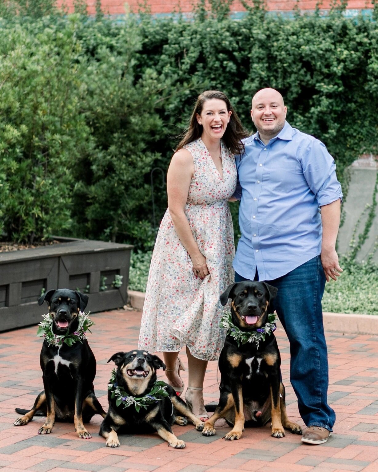 I don't think I've done a #fridayintroduction before but my family pictures came in so why not 💁&zwj;♀️
.
.
This is my little family: Albie and I have been together for 20+ years and married for 12 (don't do the math, I'll feel old). I'm a proud res