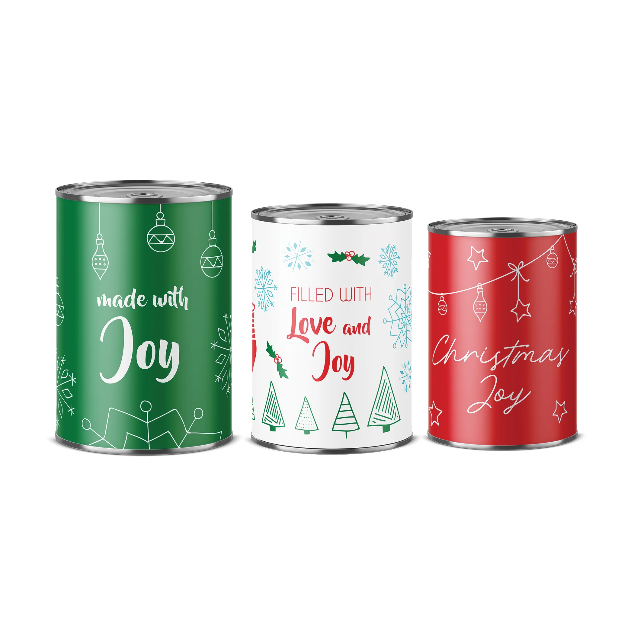 "Joy To The World" Can-O-Grams - Christmas Joy