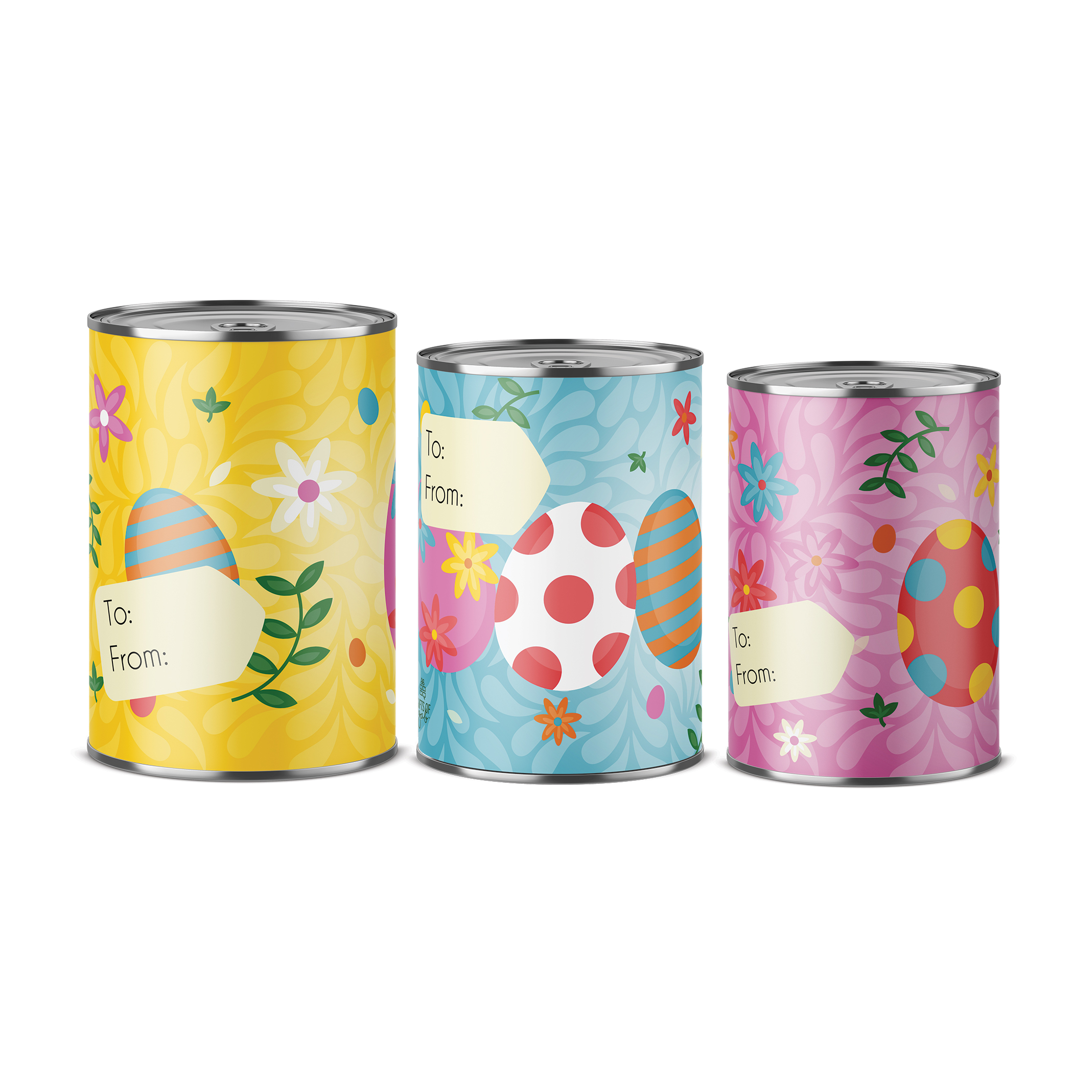 "Hoppy Easter" Can-O-Grams - Wishing You A Colorful Celebration!