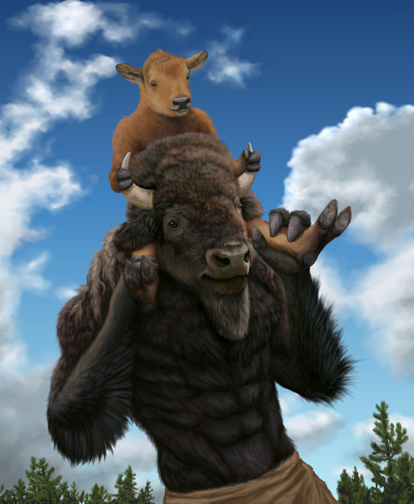 "Bison-back Ride"