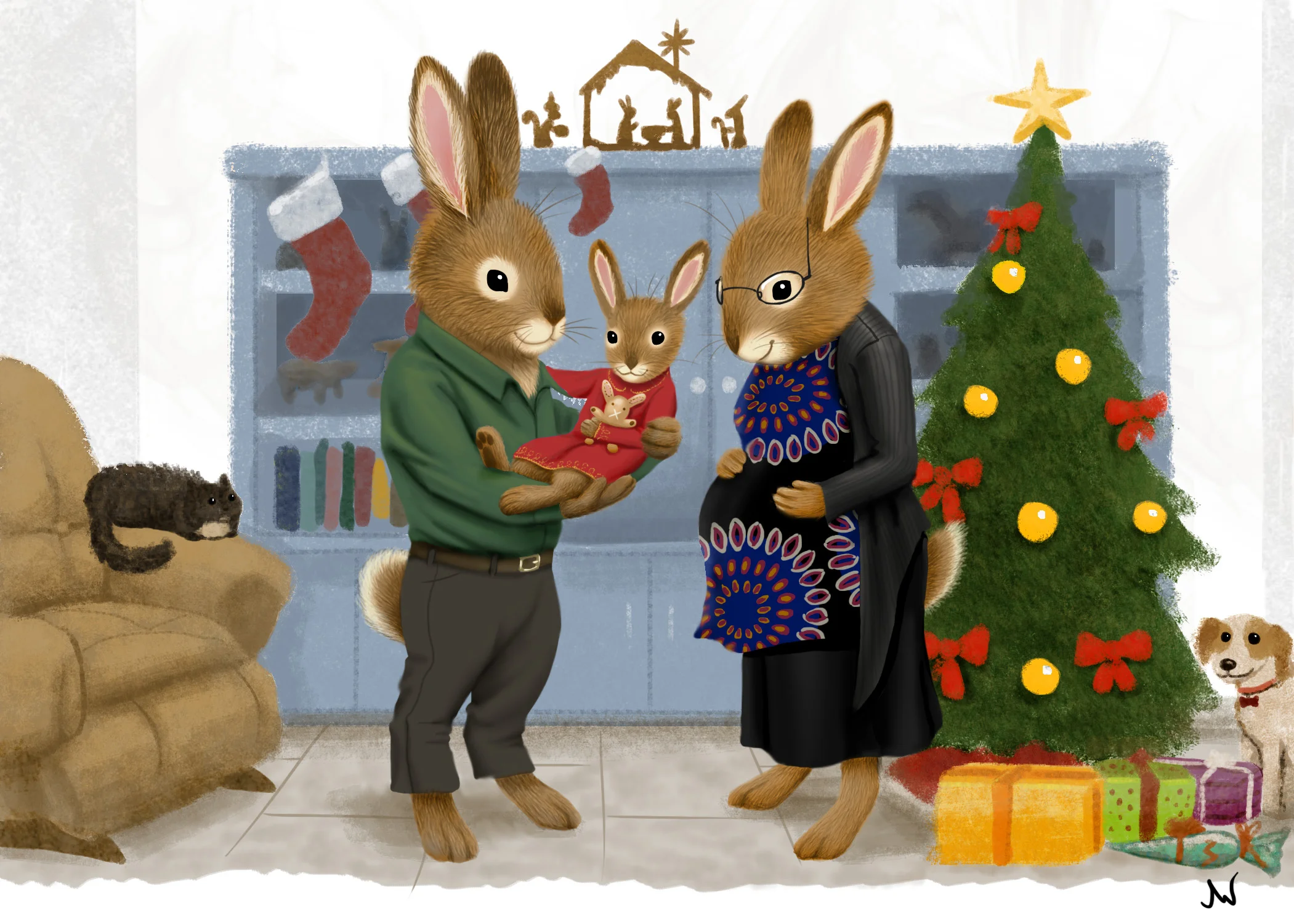 "Scarry Christmas Card"