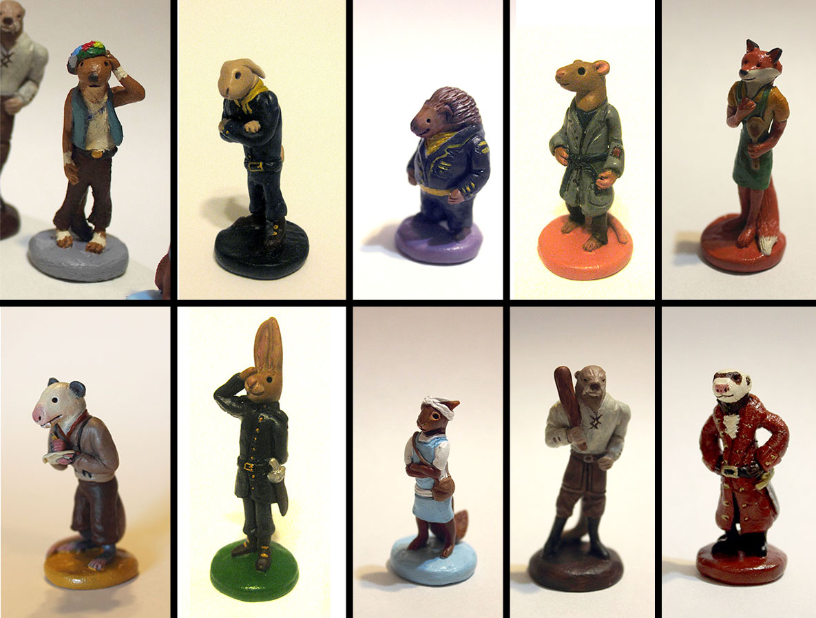 MO3 Character Sculptures