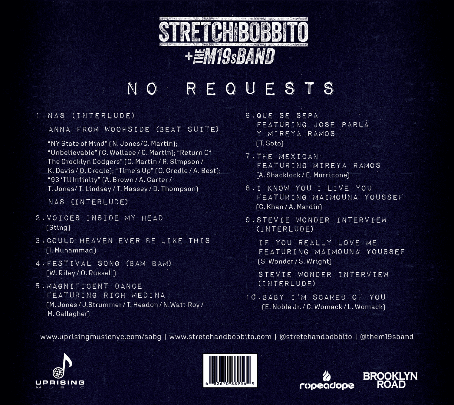 No Requests Cd Uprising Music