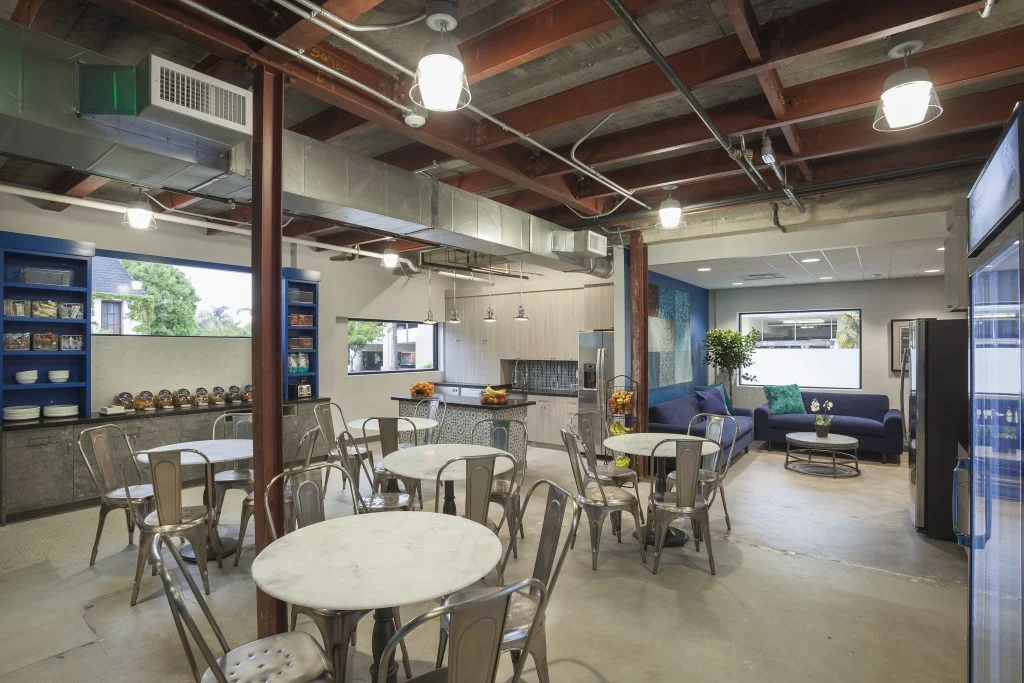 Break area @ The Trade Desk Ventura. Built by NLP